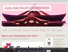 Tablet Screenshot of dojochamberien.com